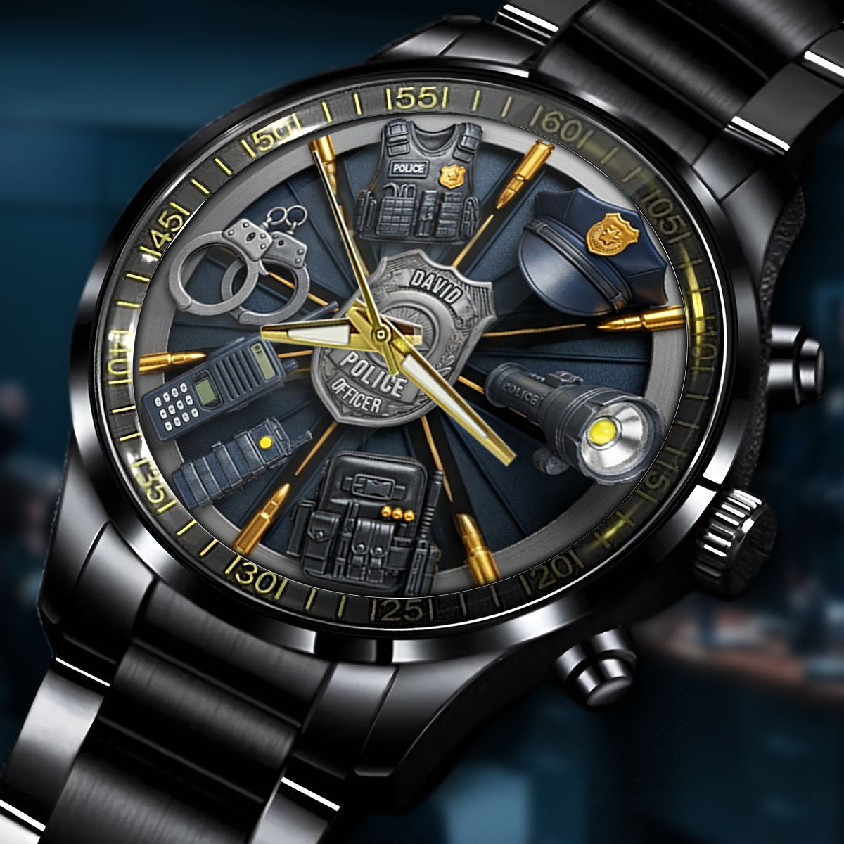 Serve And Protect - Personalized Police Officer Hand Watch