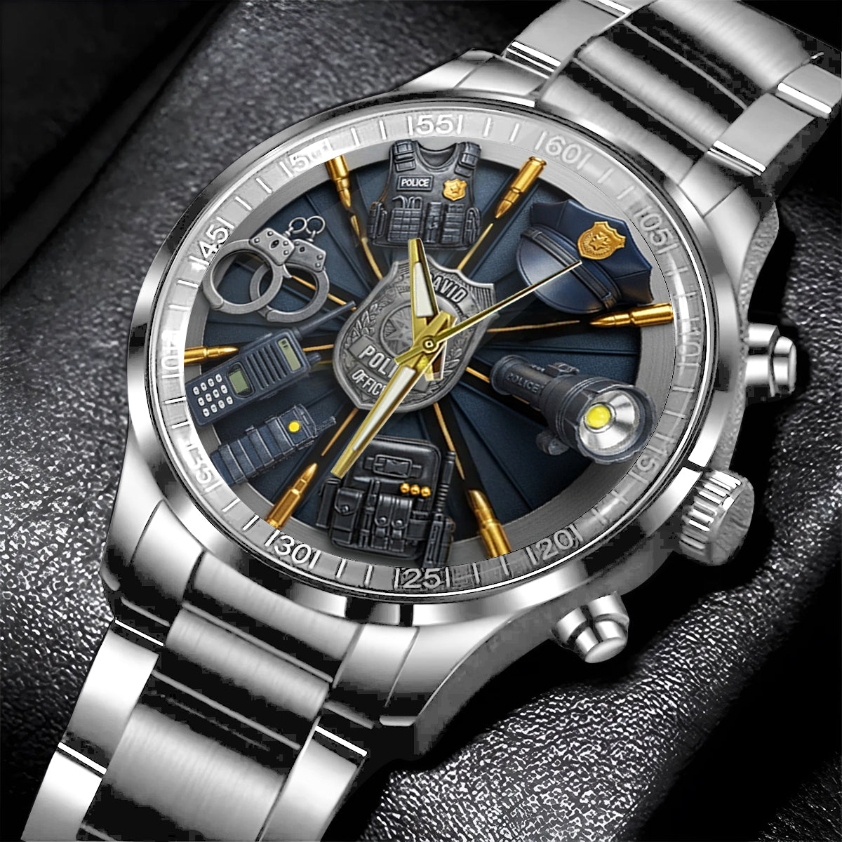 Serve And Protect - Personalized Police Officer Hand Watch