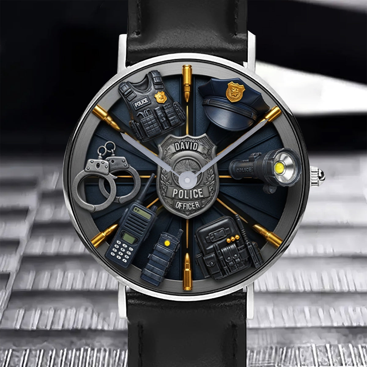 Serve And Protect - Personalized Police Officer Hand Watch