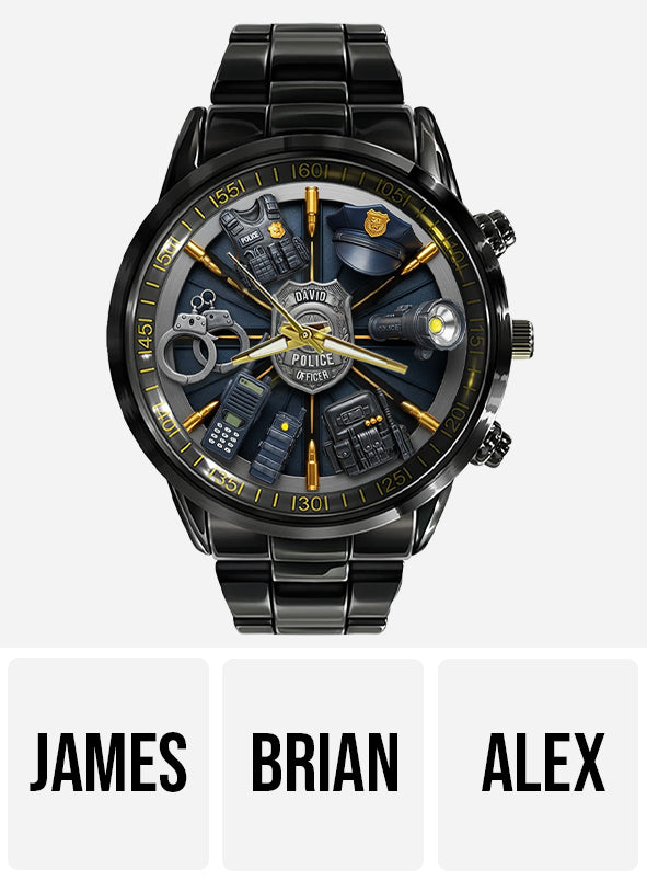 Serve And Protect - Personalized Police Officer Hand Watch