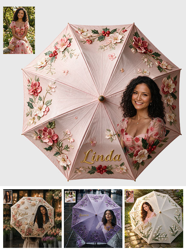 Custom From Any Photo - Personalized Self Love Umbrella