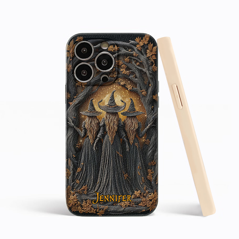 Best Witches - Personalized Witch Leather Phone Case