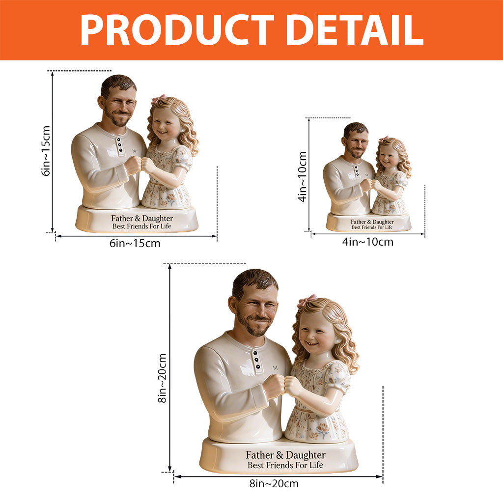 Eternal Bond - Personalized Father Custom Shaped Acrylic Plaque