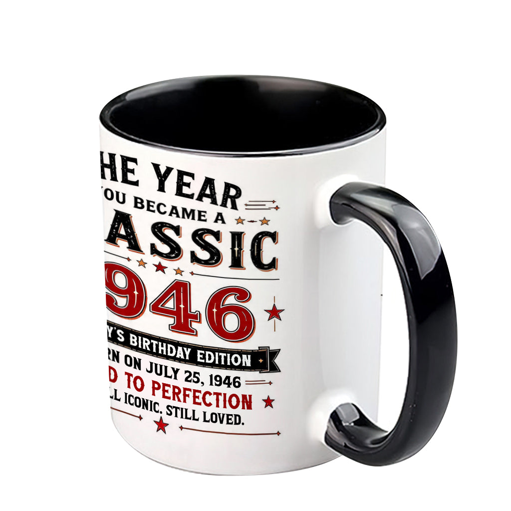 Birthday Gift - Personalized Birthday Accent Mug