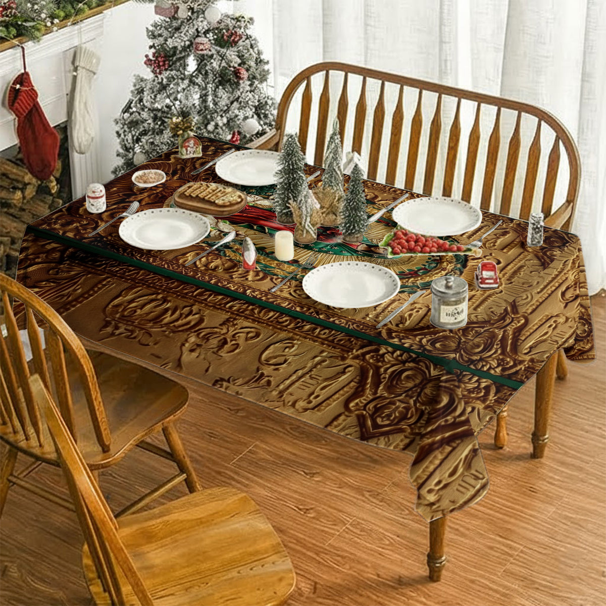 Our Lady Of Guadalupe - Personalized Christian Table Cloth Cover