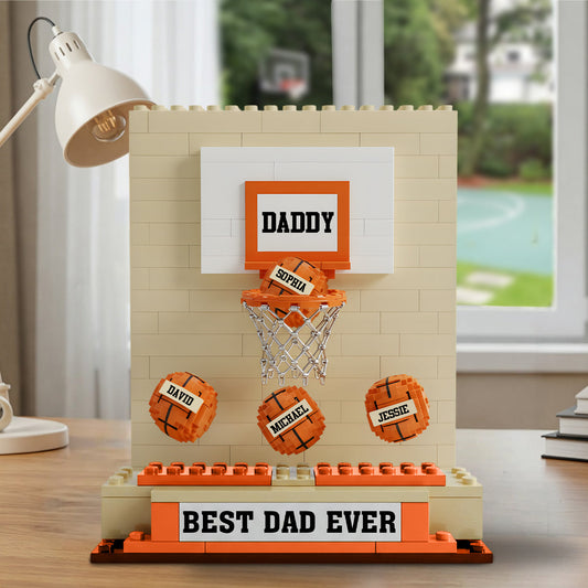 You Dunked Right Into Our Heart - Personalized Basketball Custom Shaped Acrylic Plaque