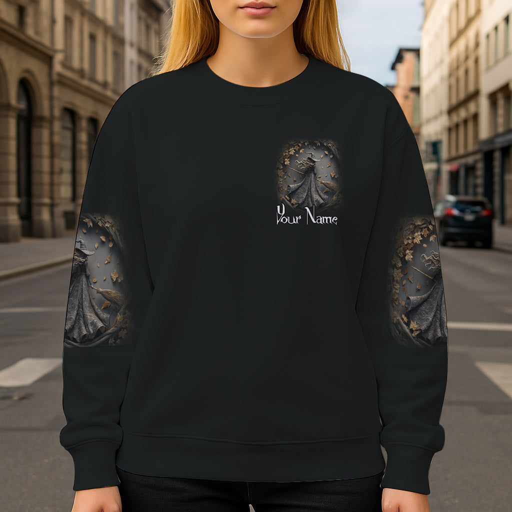 Black Witch - Personalized Witch All Over Shirt