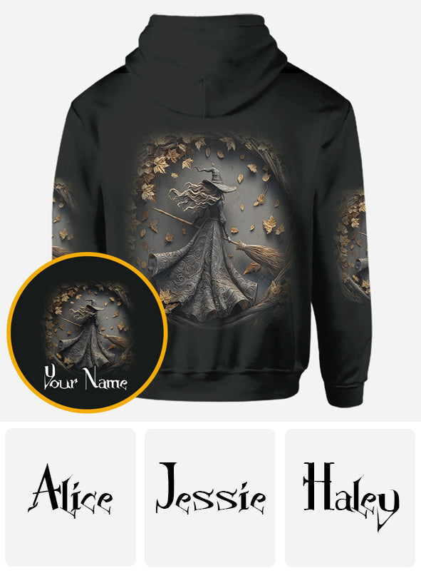 Black Witch - Personalized Witch All Over Shirt