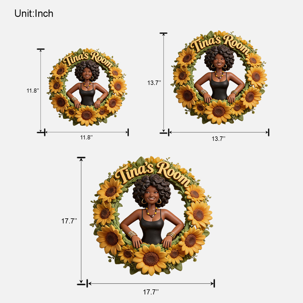 Custom Any Photo Birth Flower - Personalized Self Love Custom Shaped Wood Sign