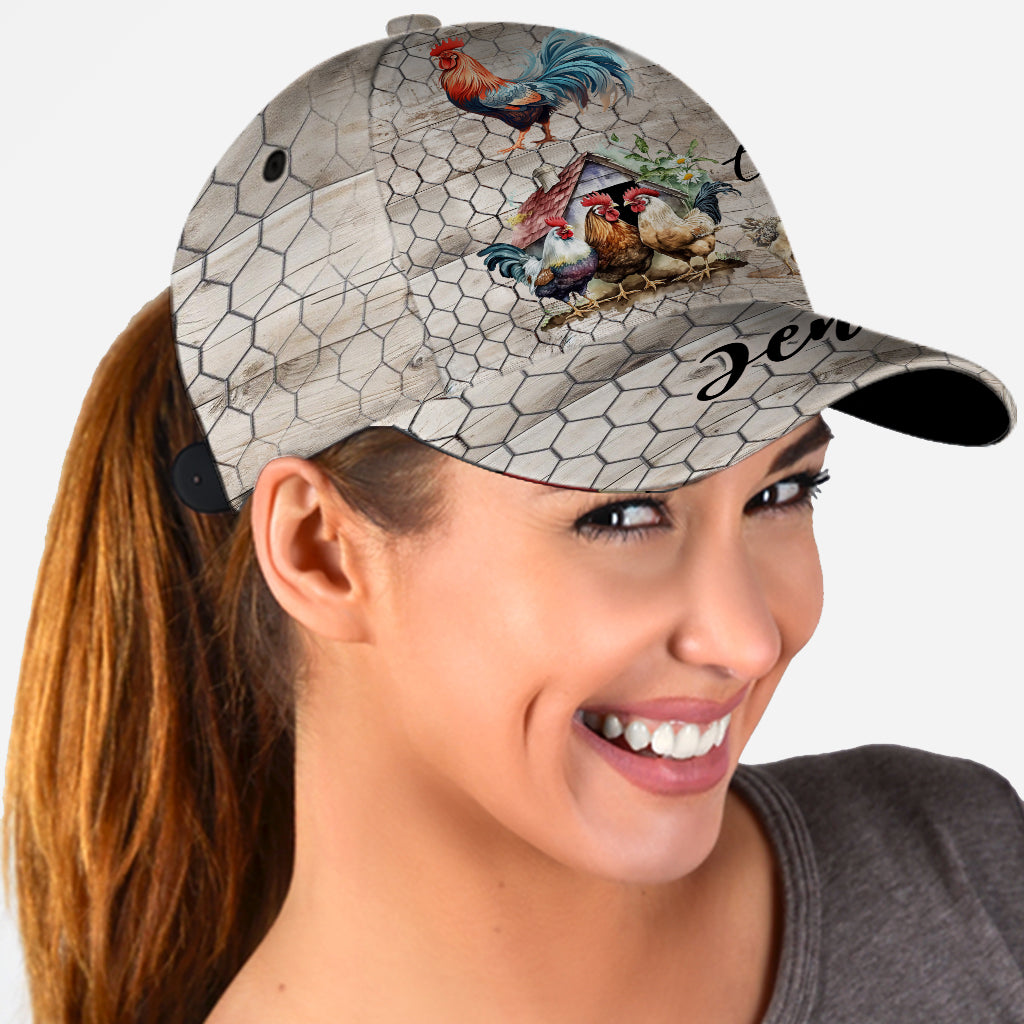 Life Is Better With Chickens - Personalized Chicken Classic Cap