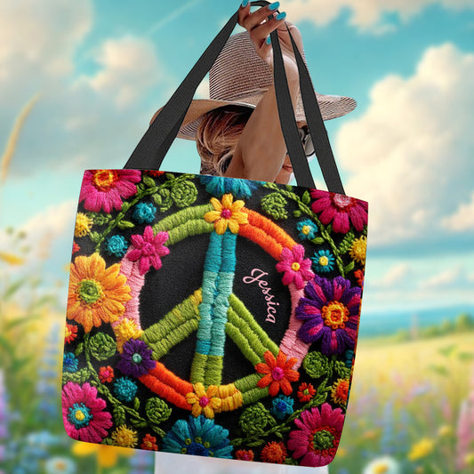 Hippie Soul - Personalized Hippie Tote Bag