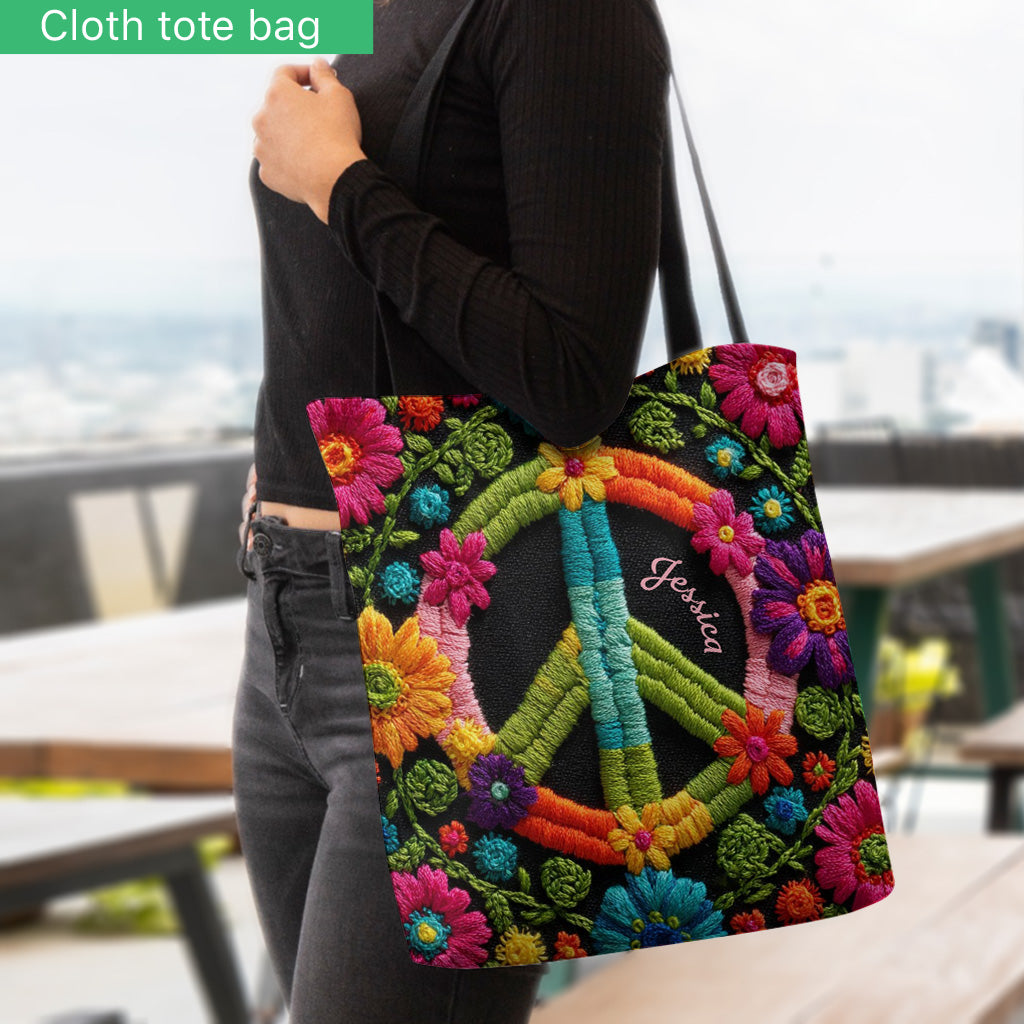 Hippie Soul - Personalized Hippie Tote Bag