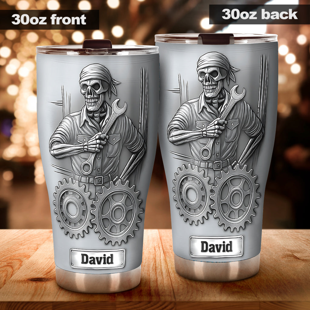 The Coolest Mechanic - Personalized Mechanic Tumbler
