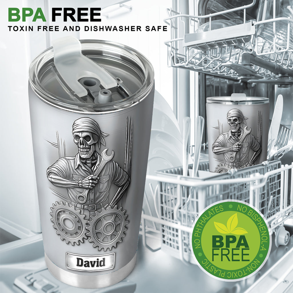 The Coolest Mechanic - Personalized Mechanic Tumbler