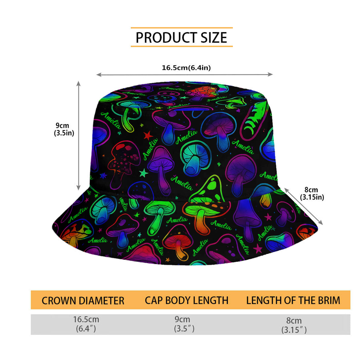 Suitable to Go Out - Personalized Hippie Bucket Hat