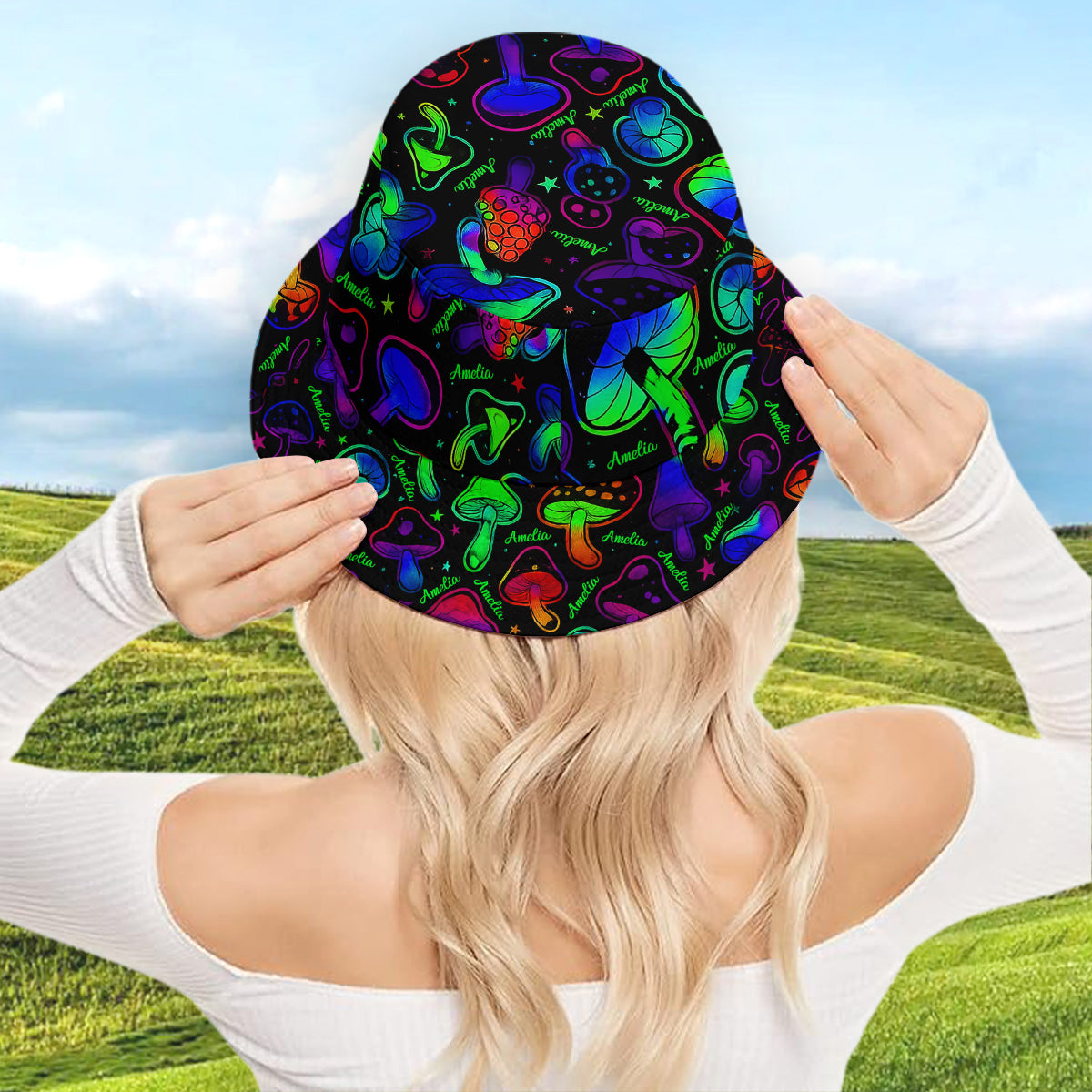 Suitable to Go Out - Personalized Hippie Bucket Hat