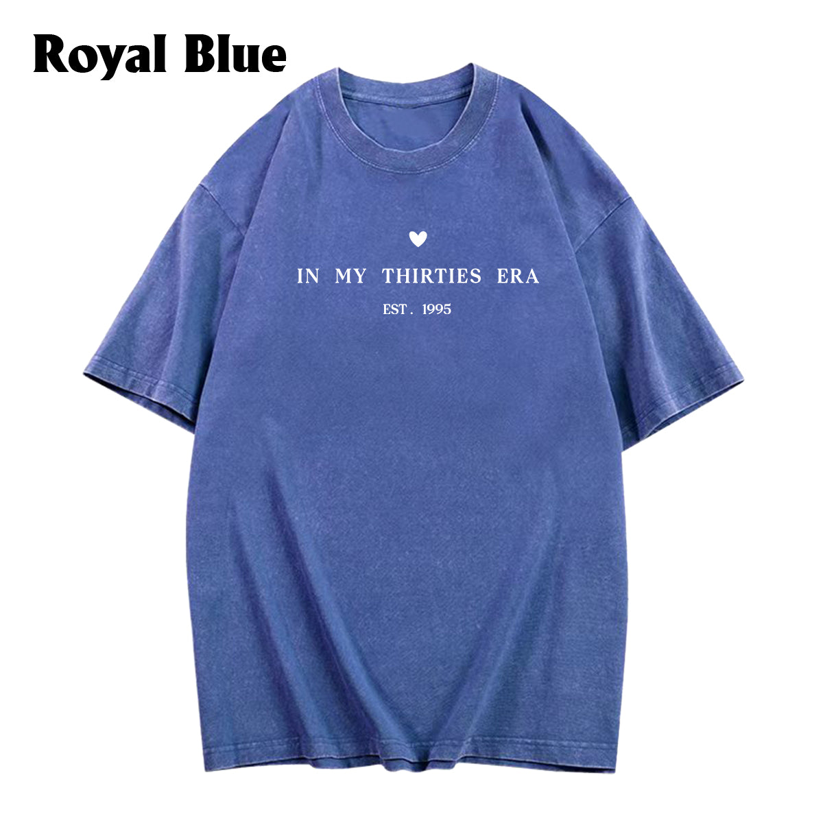Birthday Gift - Personalized Birthday Washed T-Shirt