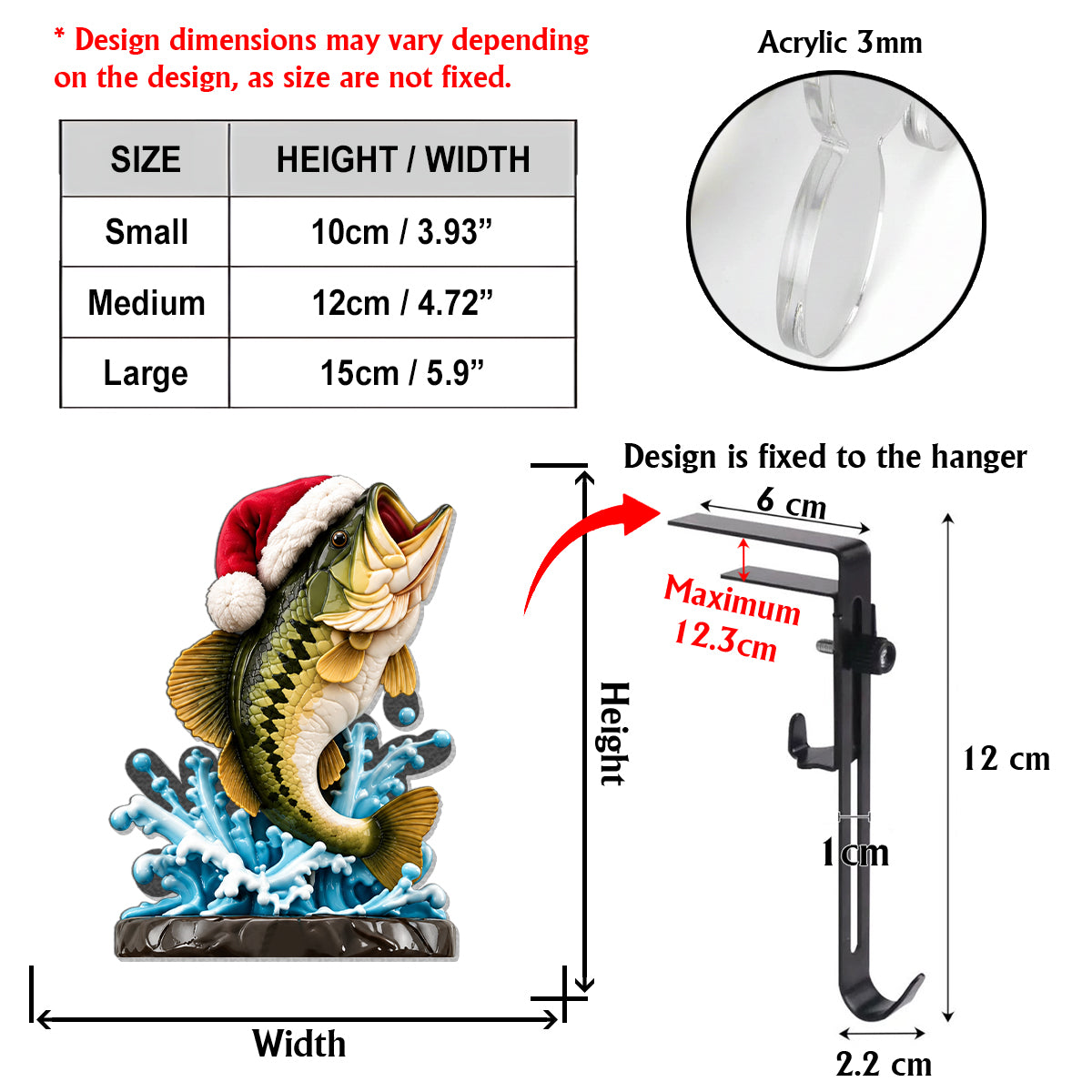 Merry Fishmas Christmas Gift For Fishing Lovers - Personalized Fishing Christmas Stocking With Hanger