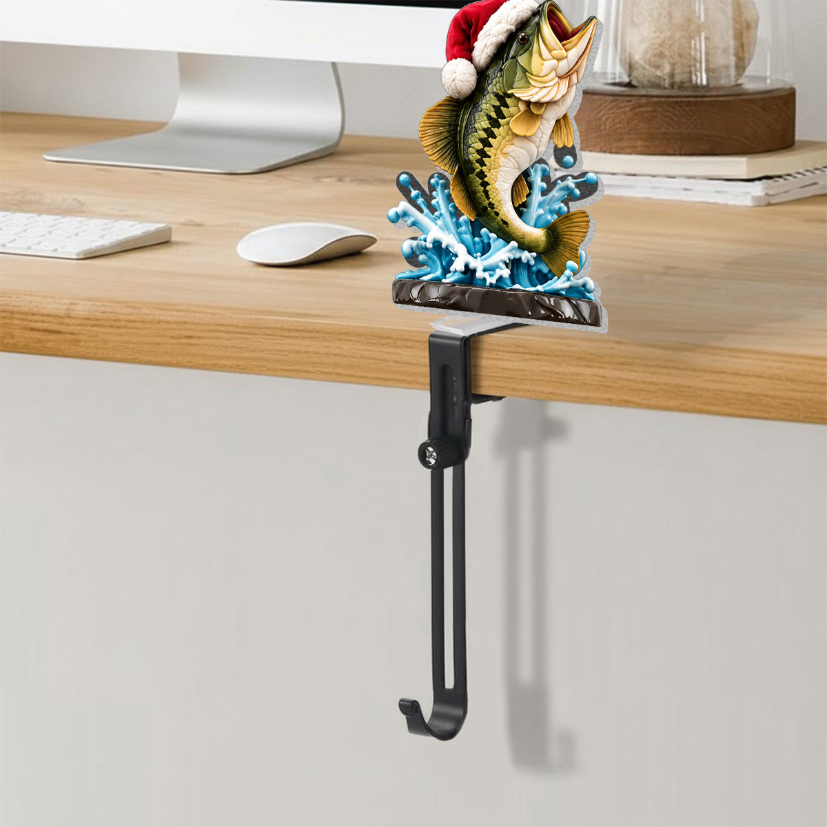 Merry Fishmas Christmas Gift For Fishing Lovers - Personalized Fishing Christmas Stocking With Hanger