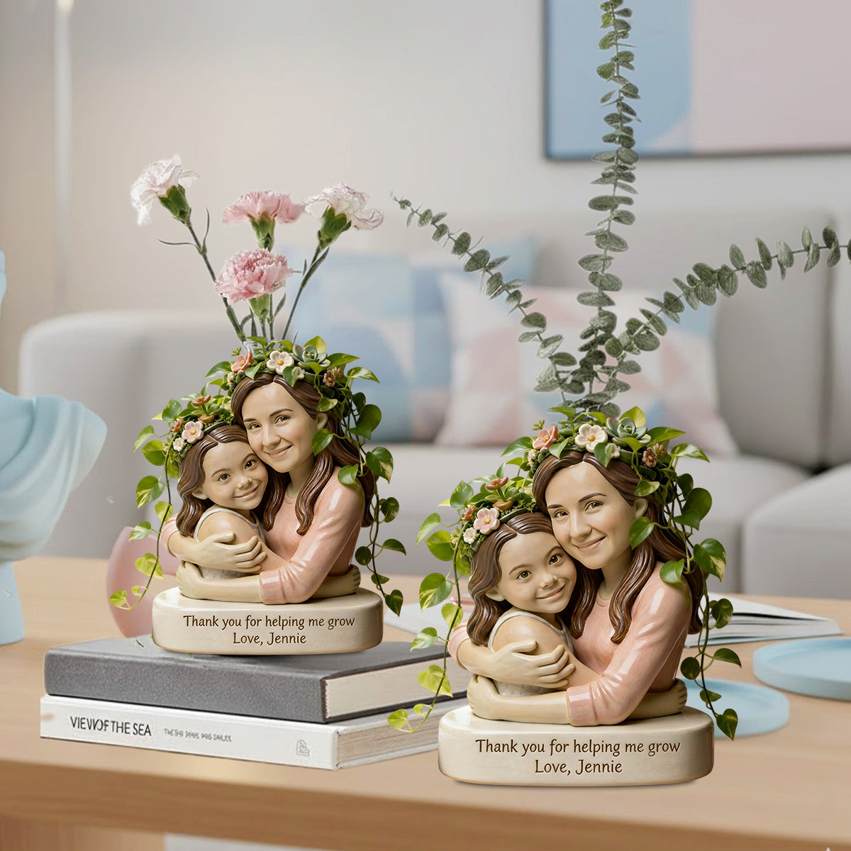 Custom From Any Photo - Personalized Gardening Custom Shape Acrylic Flower Vase