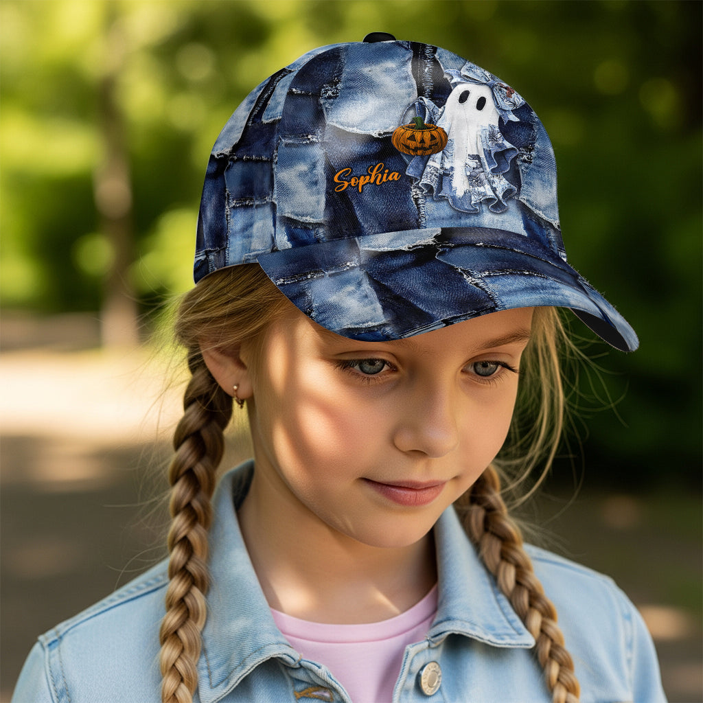 Coquette Halloween Ghost - Personalized Halloween Classic Cap
