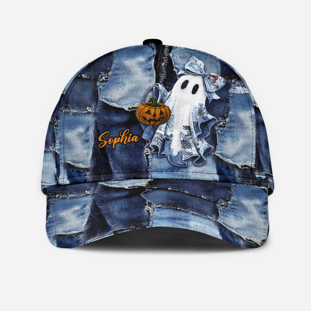 Coquette Halloween Ghost - Personalized Halloween Classic Cap