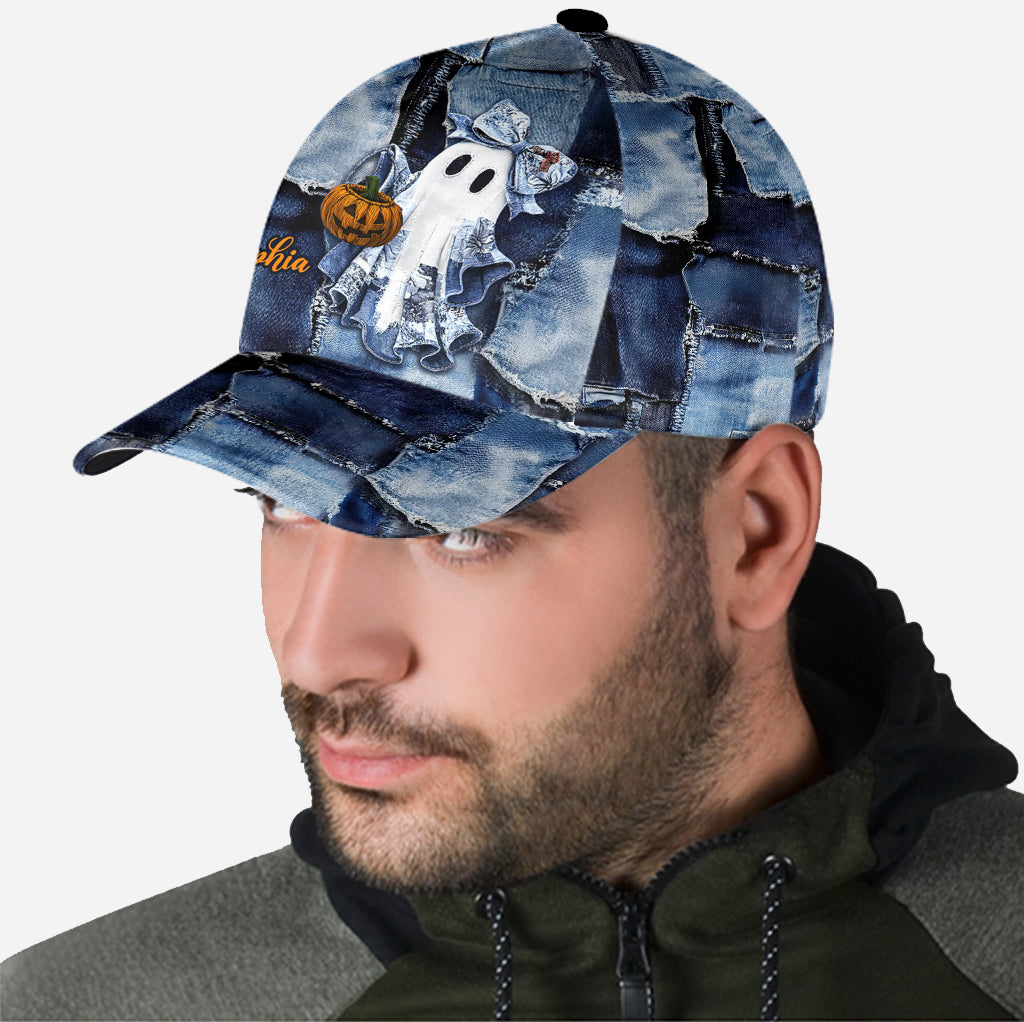 Coquette Halloween Ghost - Personalized Halloween Classic Cap