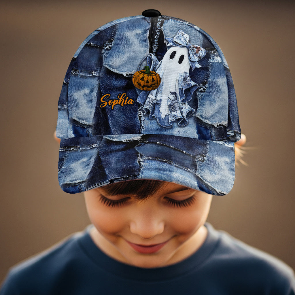 Coquette Halloween Ghost - Personalized Halloween Classic Cap