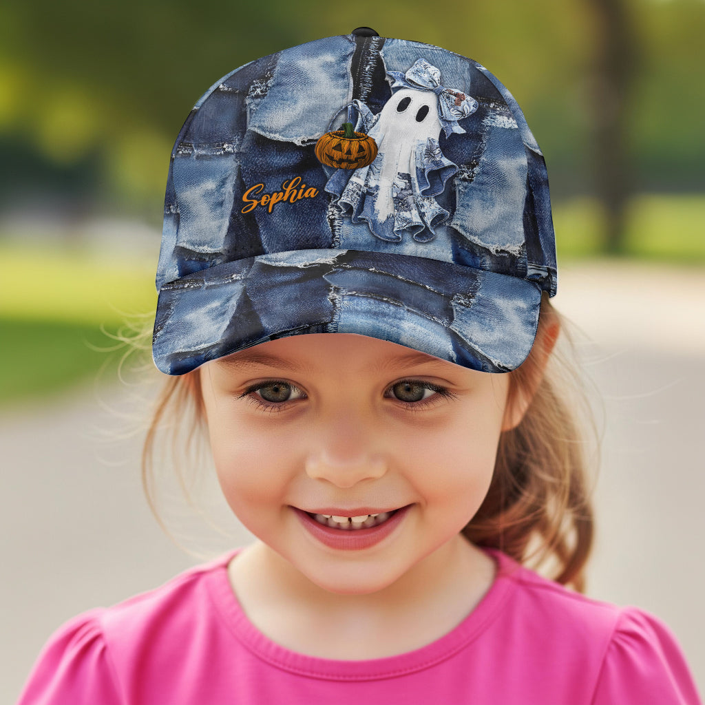 Coquette Halloween Ghost - Personalized Halloween Classic Cap