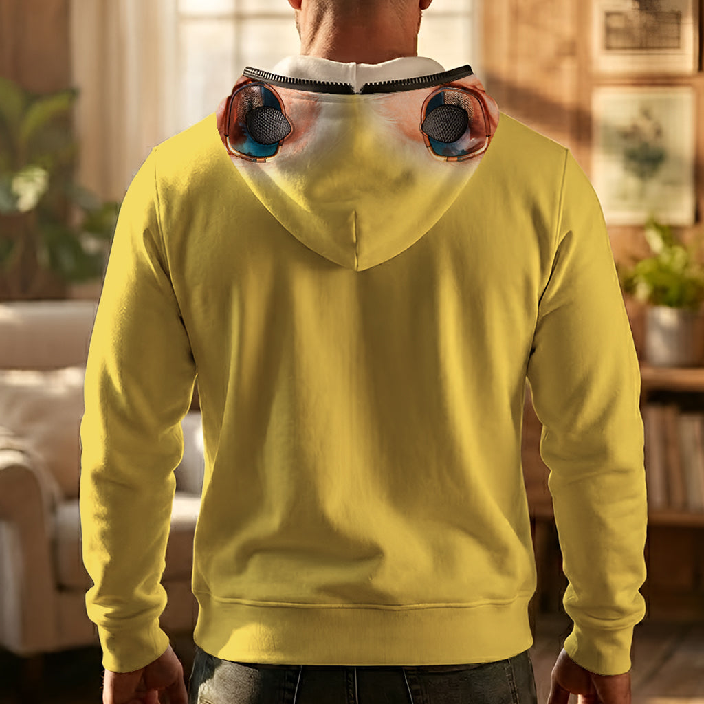 Funny Birthday Party - Personalized Birthday Full Face Zipper Hoodie