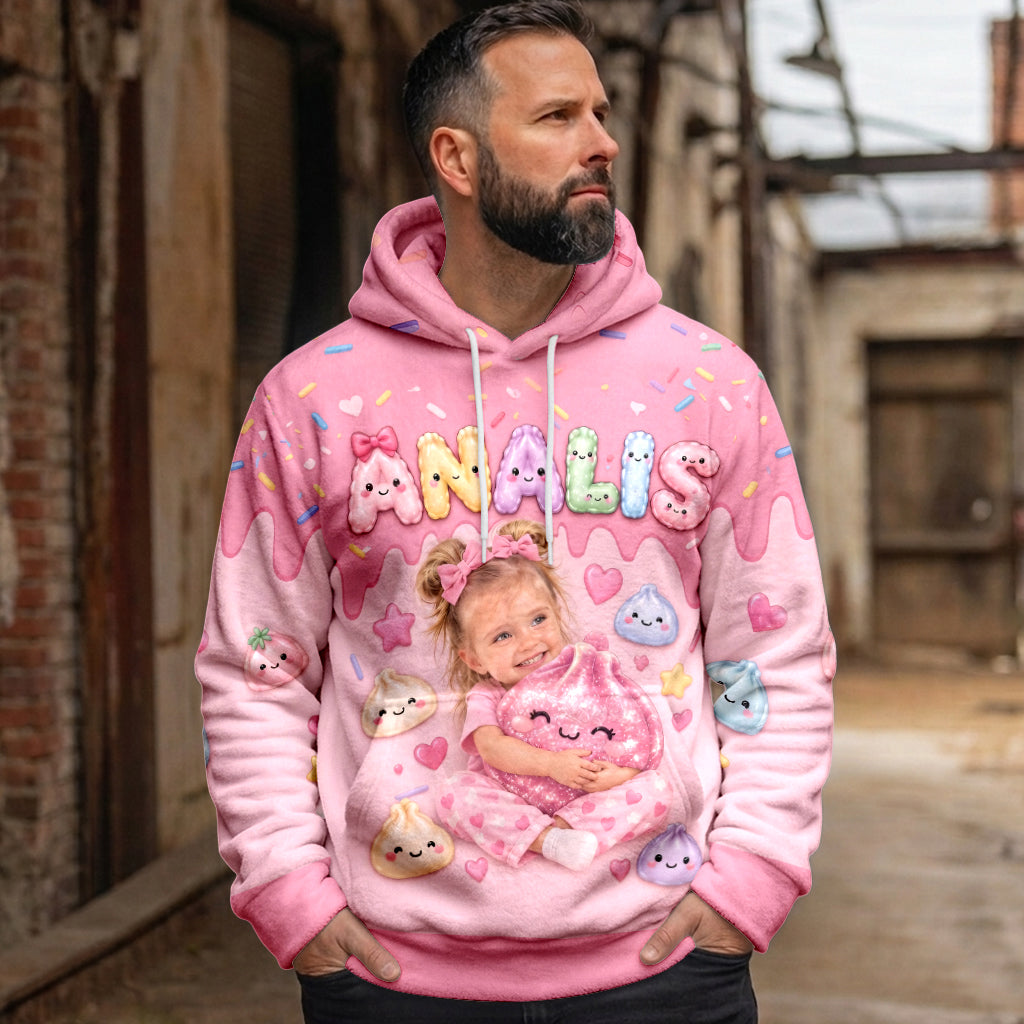 Just A Kid Who Loves Squishies - Personalized Kid Fleece Hoodie