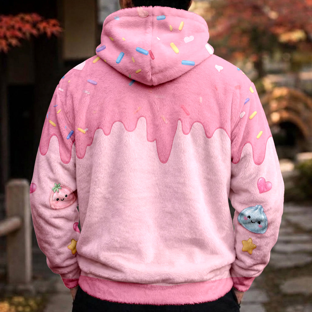 Just A Kid Who Loves Squishies - Personalized Kid Fleece Hoodie