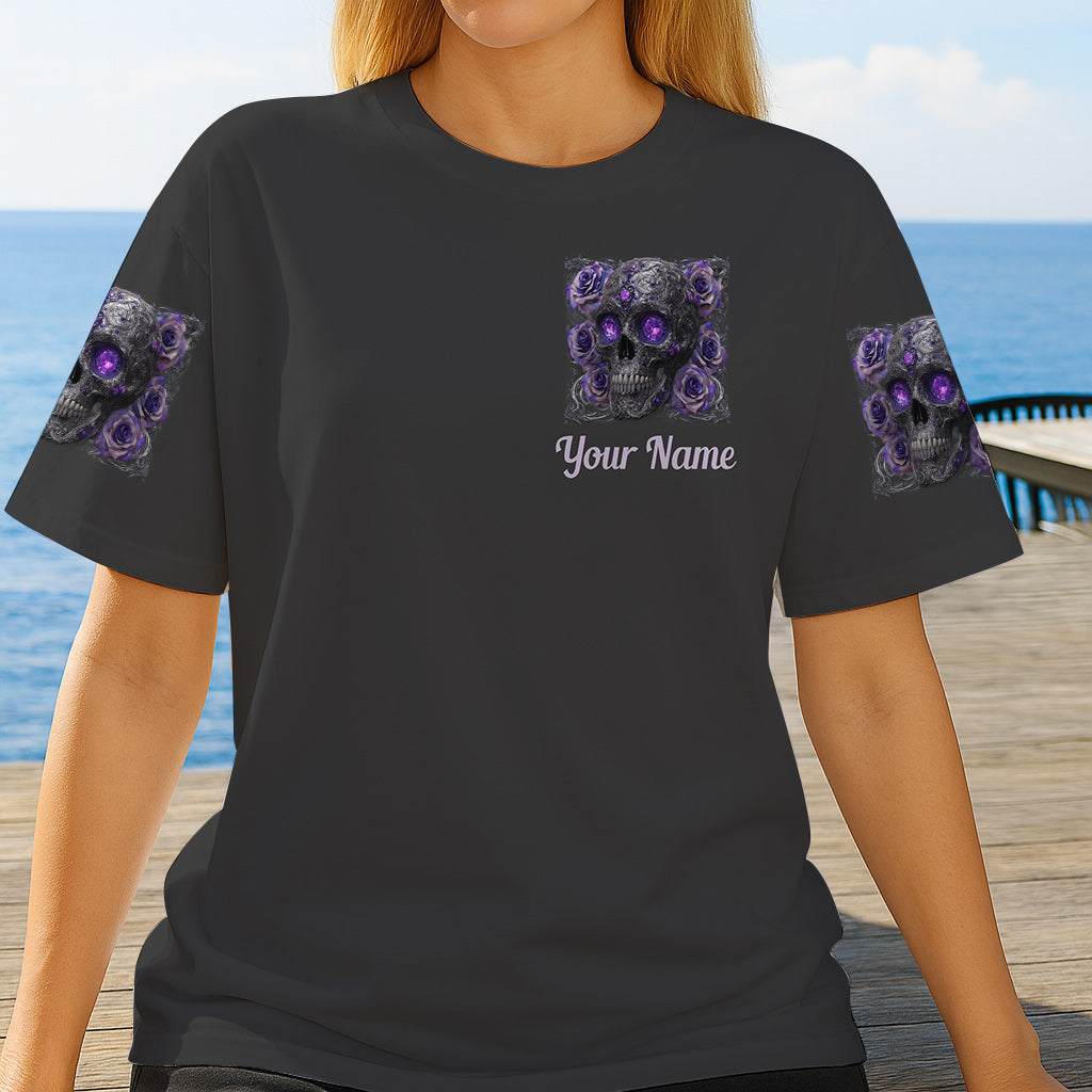 Sparkle Skull - Personalized Skull All Over Shirt