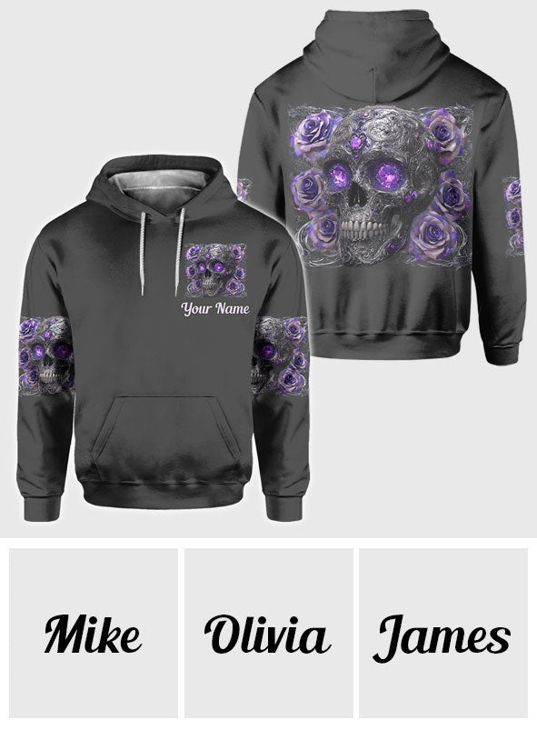 Sparkle Skull - Personalized Skull All Over Shirt