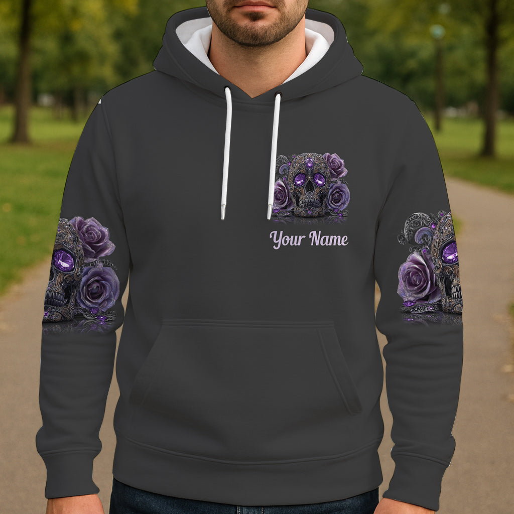 Sparkle Skull - Personalized Skull All Over Shirt