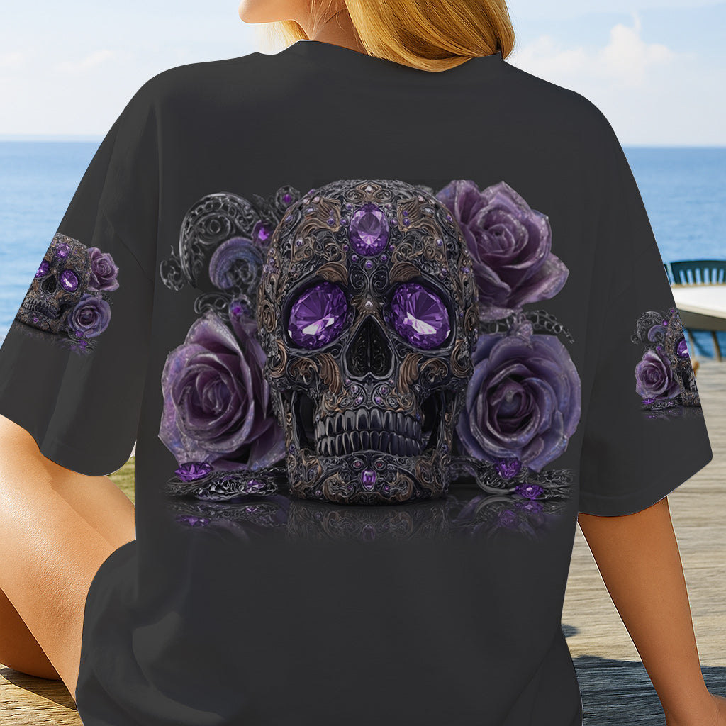 Sparkle Skull - Personalized Skull All Over Shirt