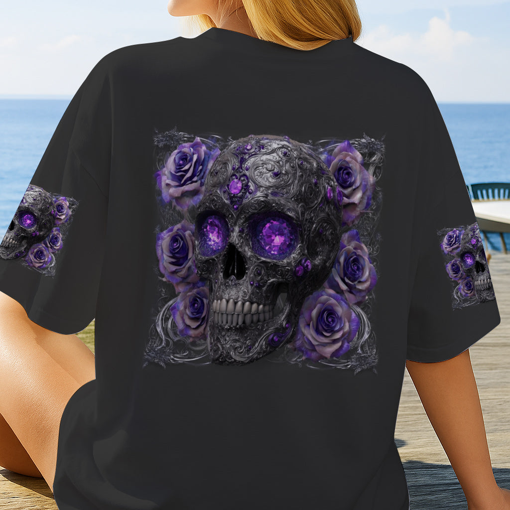 Sparkle Skull - Personalized Skull All Over Shirt