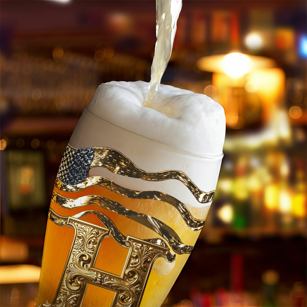 Initial Name Letter - Personalized Beer Pint