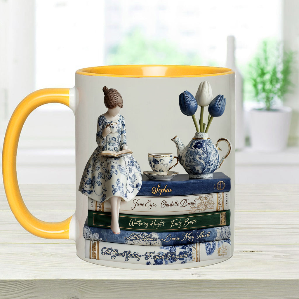 Love Books - Personalized Book Accent Mug