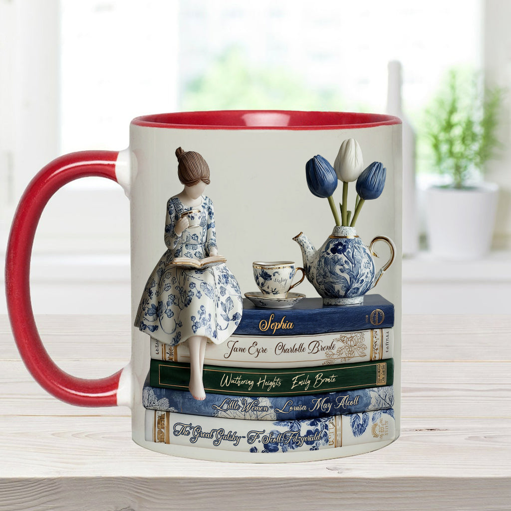 Love Books - Personalized Book Accent Mug