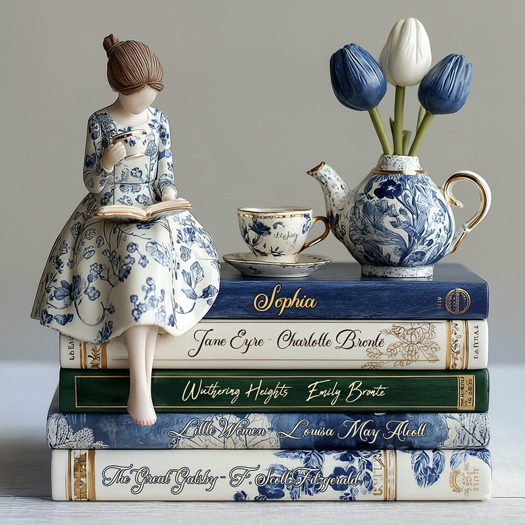 Love Books - Personalized Book Custom Shaped Acrylic Plaque