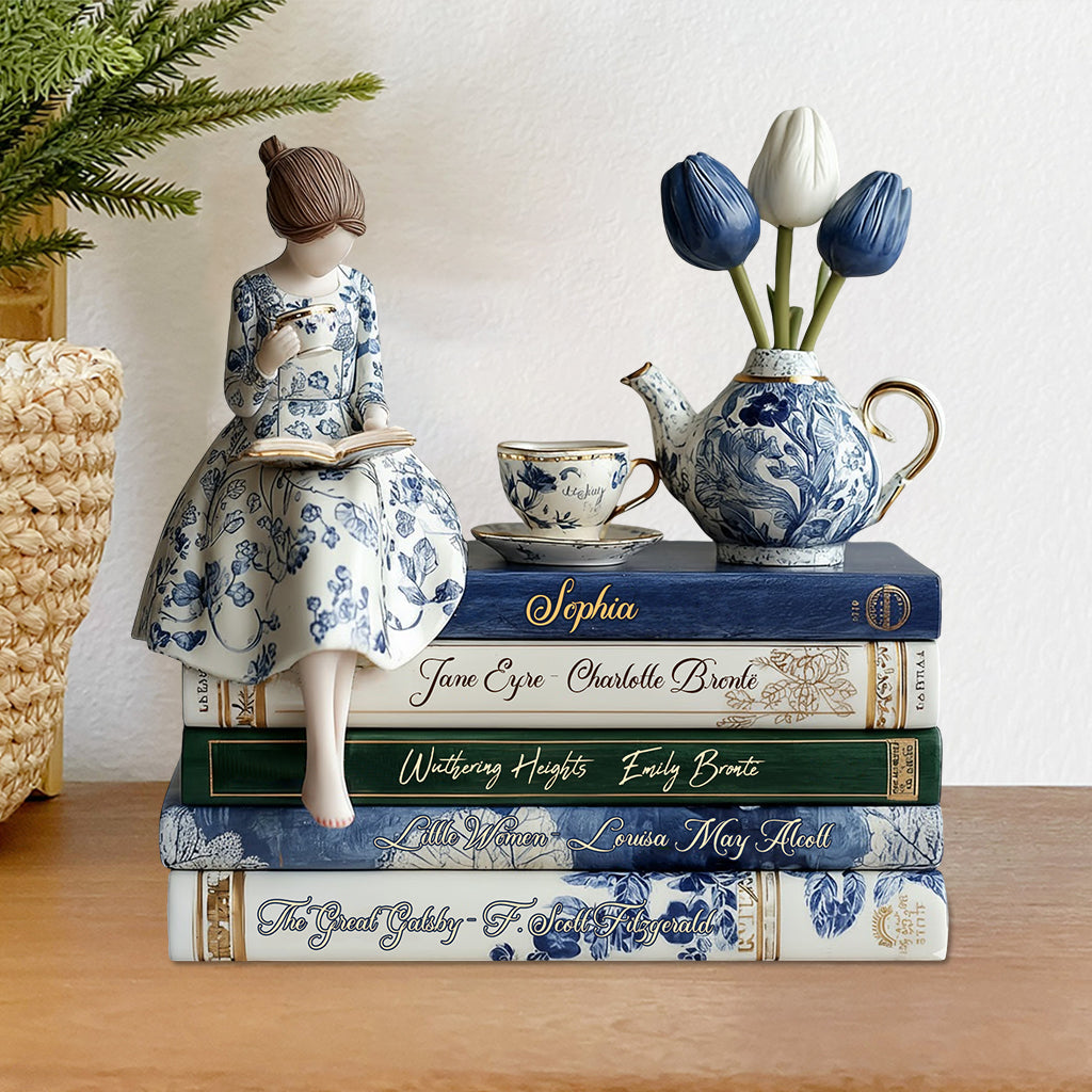 Love Books - Personalized Book Custom Shaped Acrylic Plaque