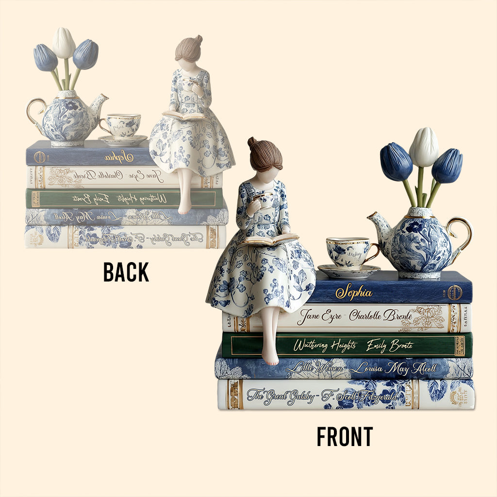 Love Books - Personalized Book Custom Shaped Acrylic Plaque