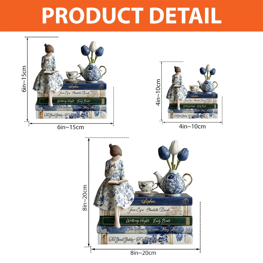 Love Books - Personalized Book Custom Shaped Acrylic Plaque