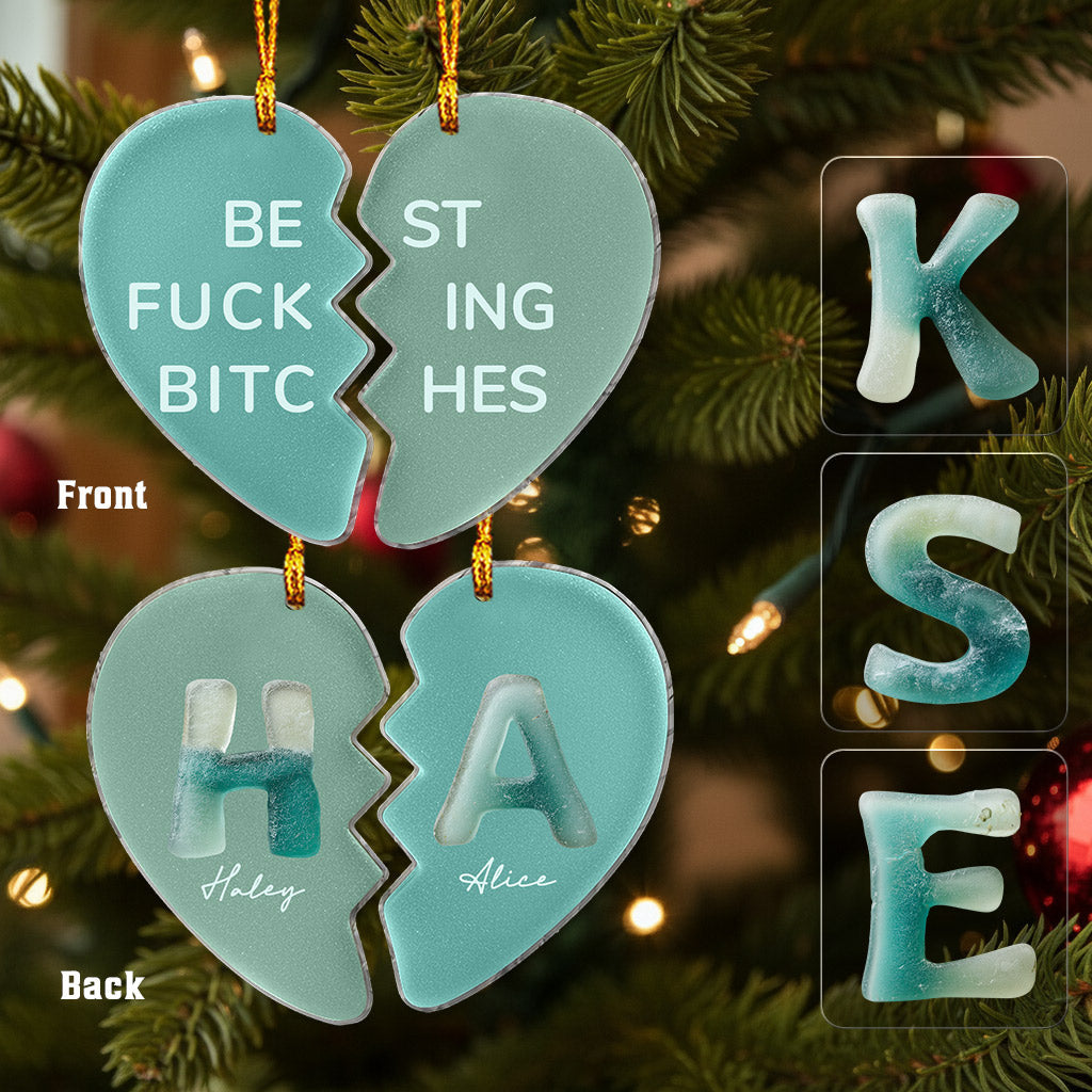 Best Freaking Friends - Personalized Bestie Ornament