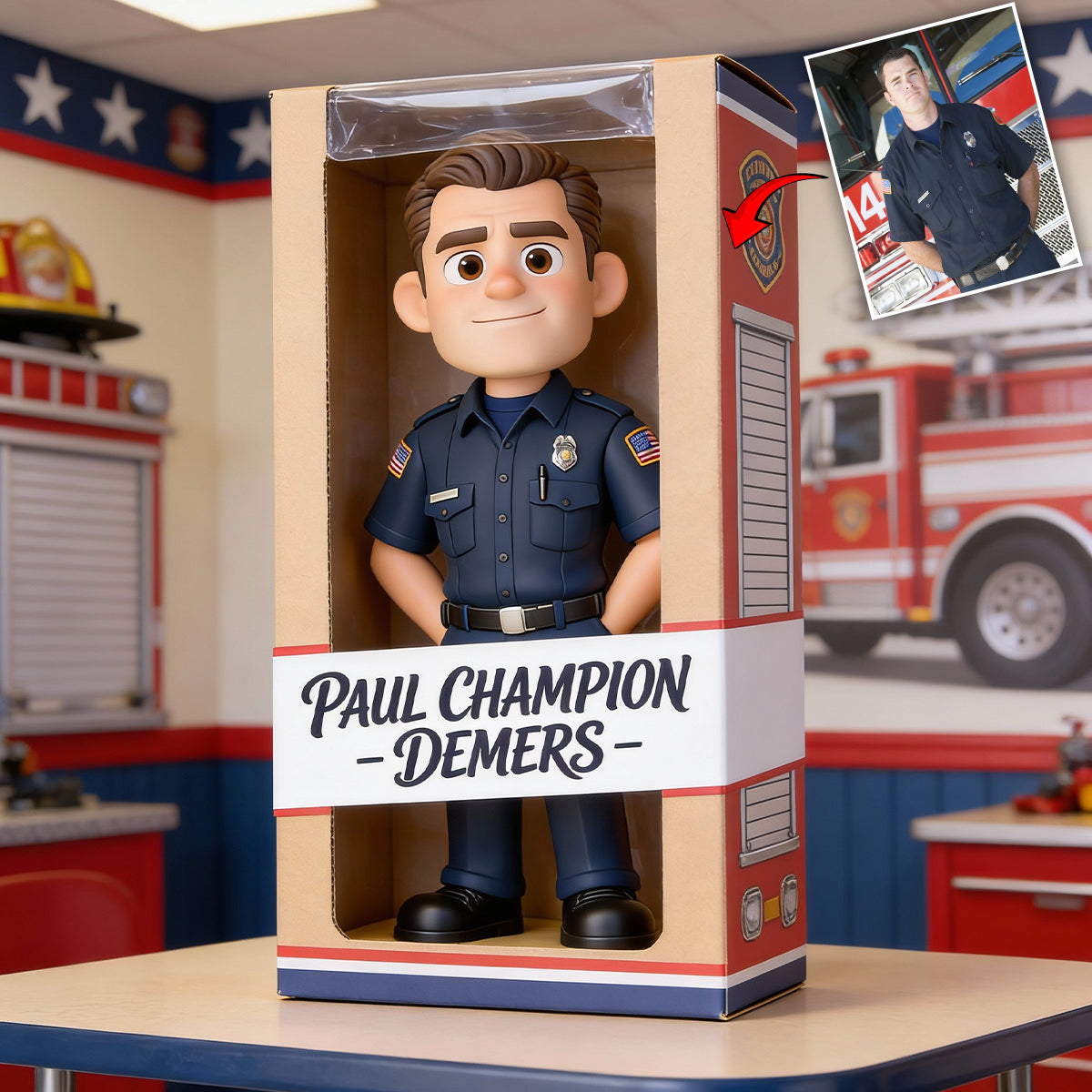 Firefighter Gift - Personalized Firefighter Custom Shaped Acrylic Plaque