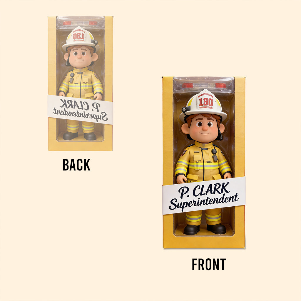 Firefighter Gift - Personalized Firefighter Custom Shaped Acrylic Plaque