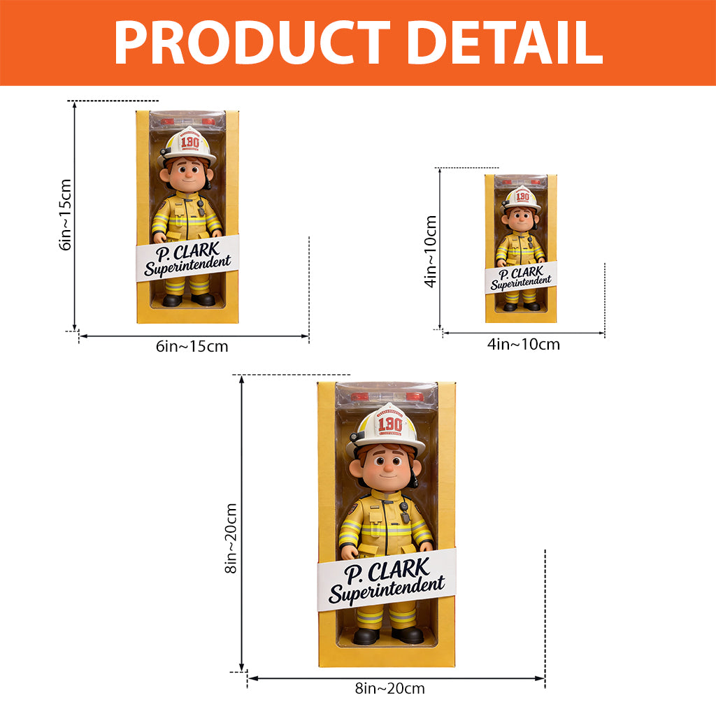 Firefighter Gift - Personalized Firefighter Custom Shaped Acrylic Plaque