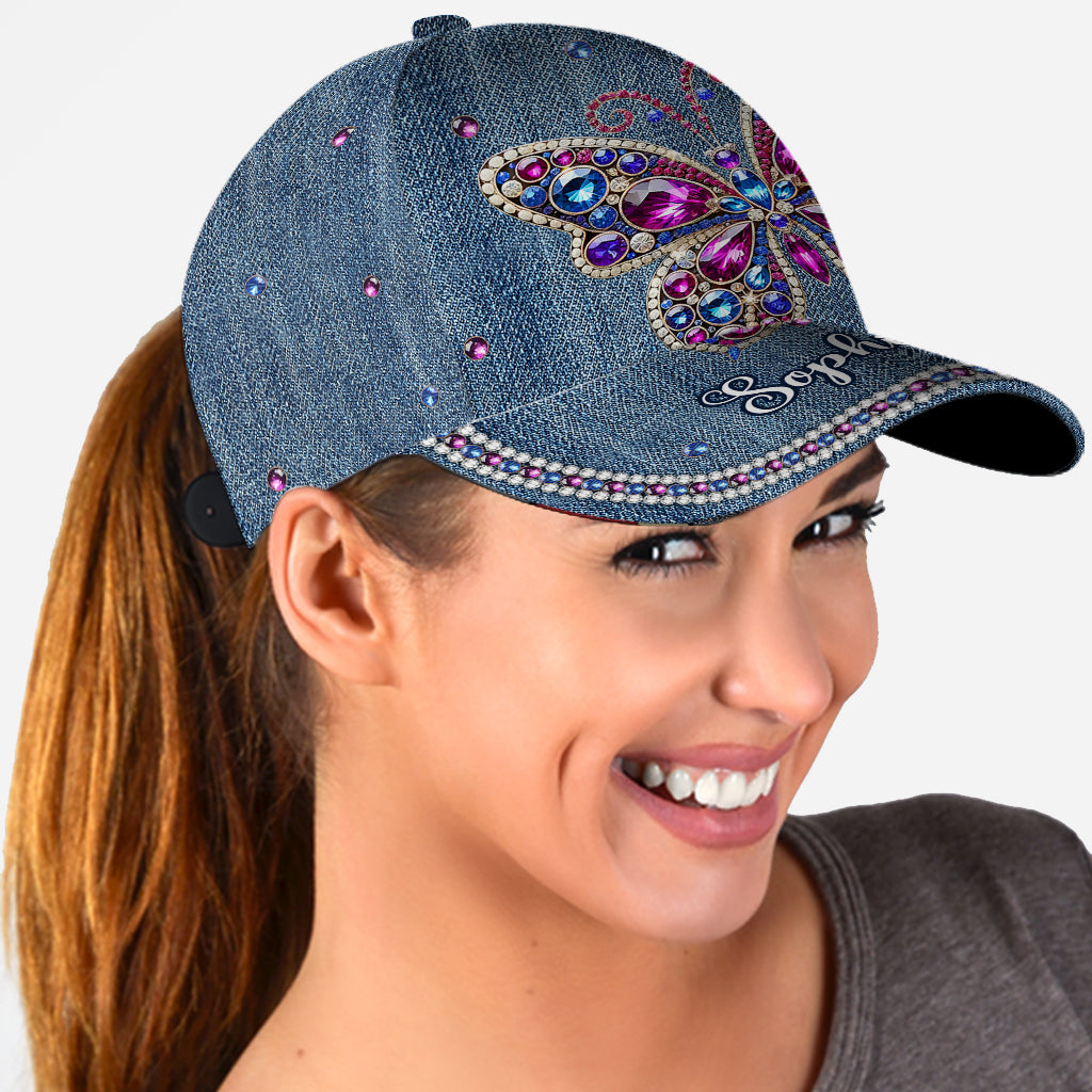 Beautiful Butterly - Personalized Butterfly Classic Cap