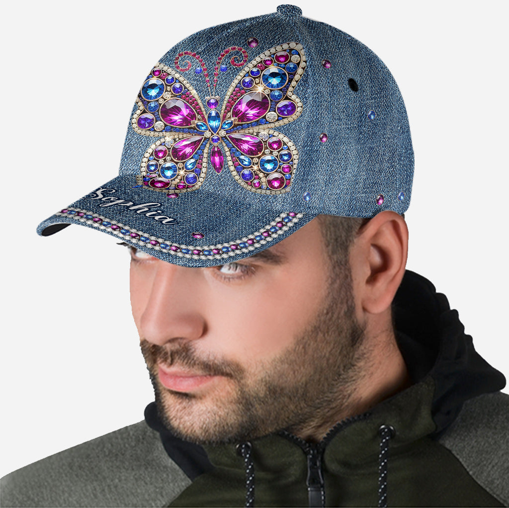 Beautiful Butterly - Personalized Butterfly Classic Cap